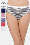 Soie High Rise Half Coverage Hipster Panty (Pack of 6) - Multicolor — thumbnail 1